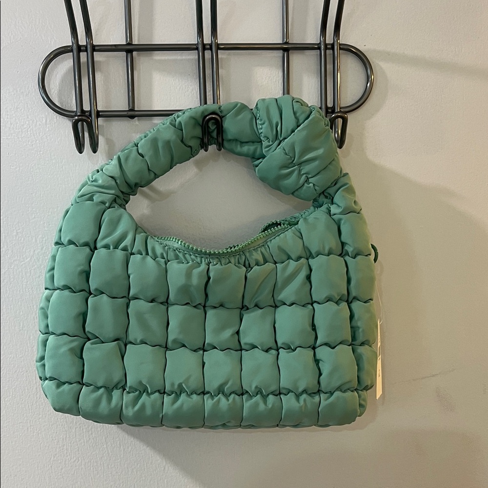 Green Quilted Anthropologie Bag